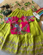 green with pink / 1 TO 3 Y