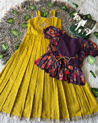 YELLOW WITH PURPLE / 1 TO 3 Y