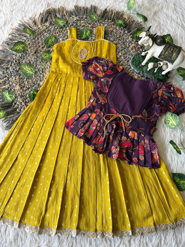 Chandini Kids Gown with Coat