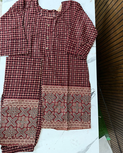 Dhabu Cotton 2 Piece Sets (XL  Size)