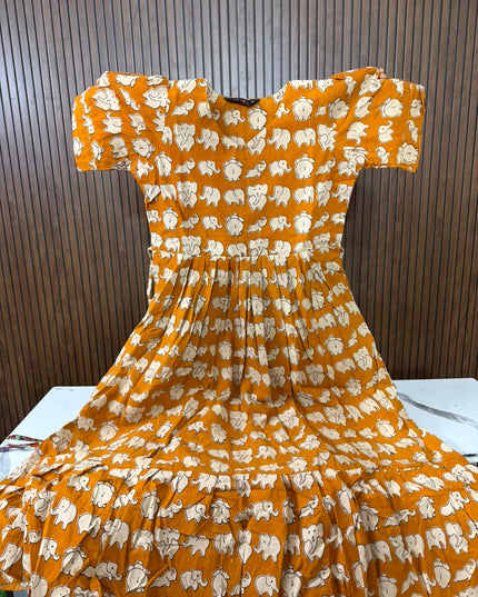Pure Cotton Kalamkari Frocks