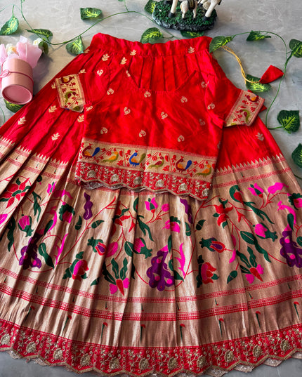 Kids Paithani Lehenga Collection