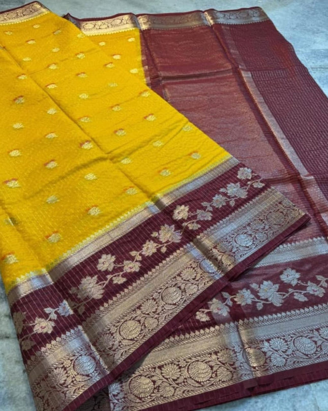 BANARASI WARM SIK DYED SAREES