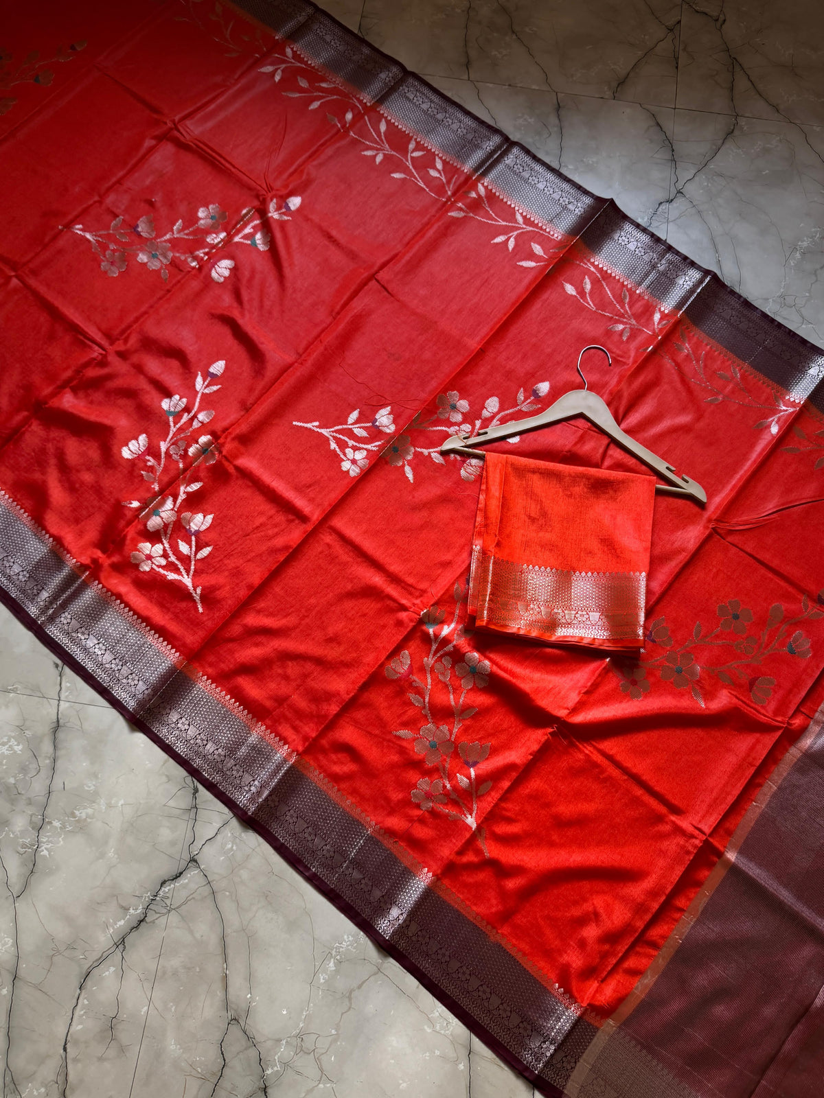 Banarasi Semi Georgette Dyed Sarees