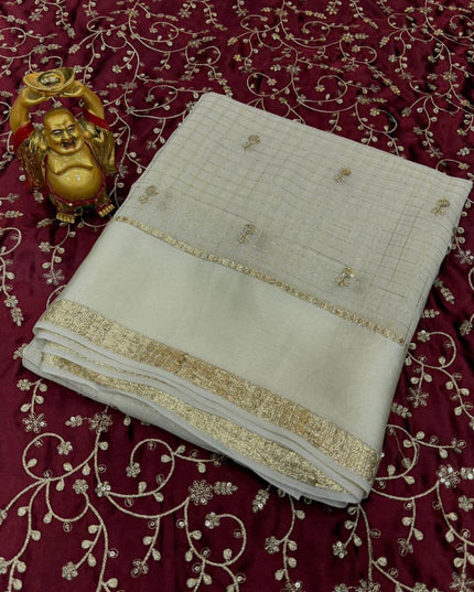Milky saree