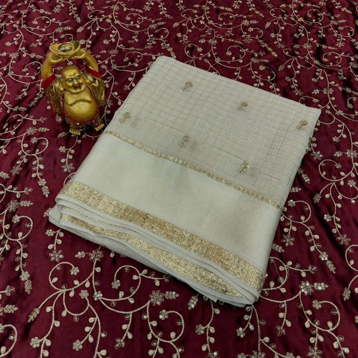 Milky Saree