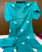 light teal / M