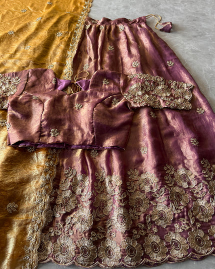 Space silk Lehengha