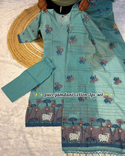 jamdani 3 piece set
