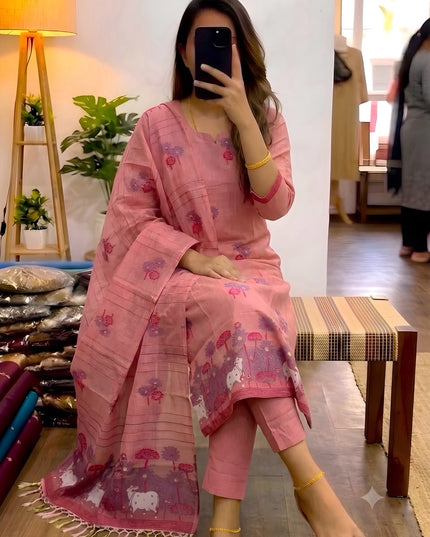 jamdani 3 piece set