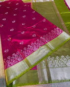pink with green