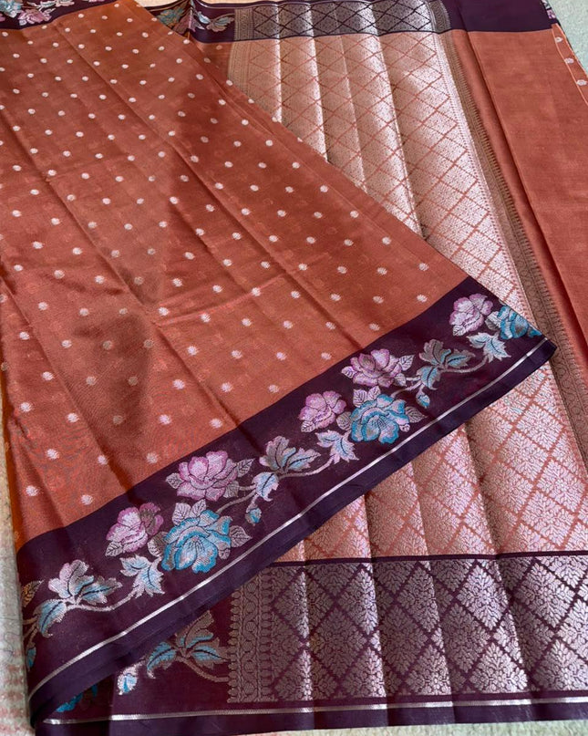 banarasi semi kanchi silk