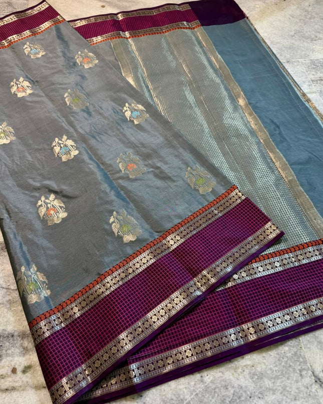 soft katan saree