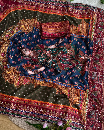 japan sartin saree