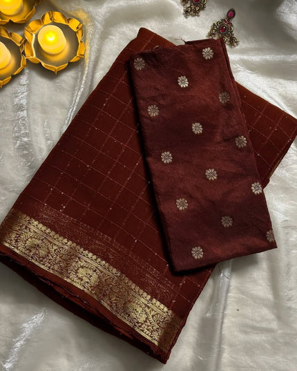 viscouse georgette saree