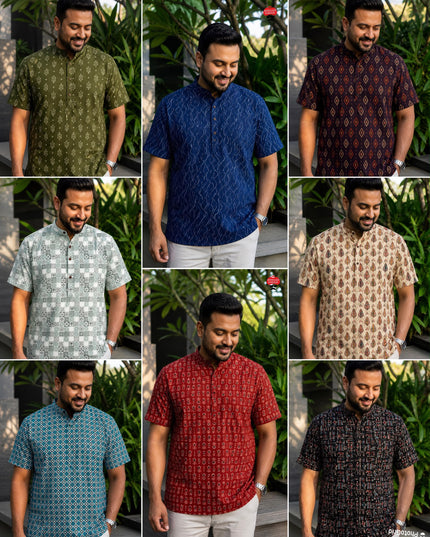mens short kurta