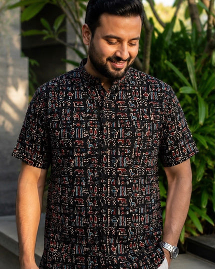 mens short kurta
