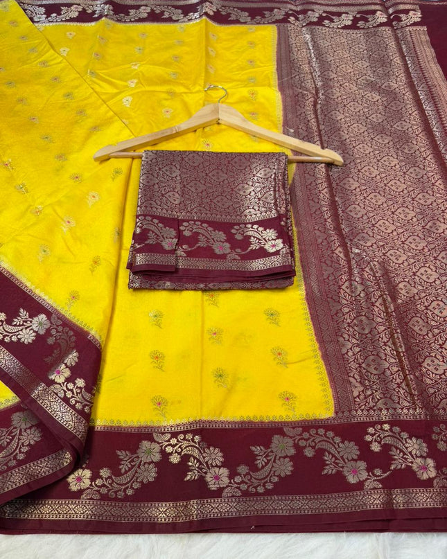 premium banarasi semi katan