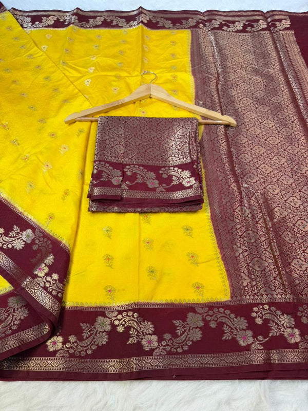 Premium Banarasi Semi Katan