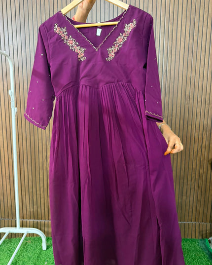 Premium Maggam work frocks