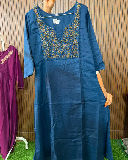 Premium Maggam work frocks