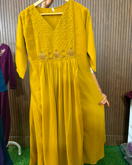 Premium Maggam work frocks