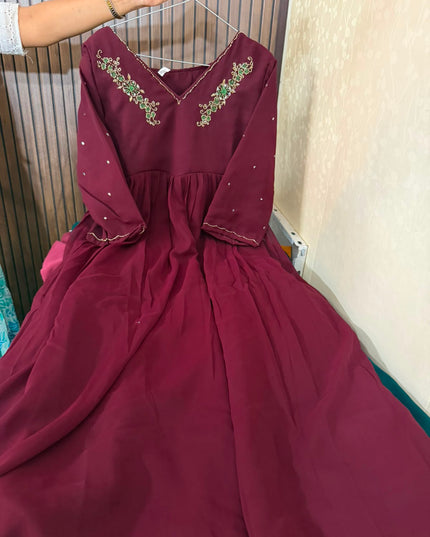 Premium Maggam work frocks