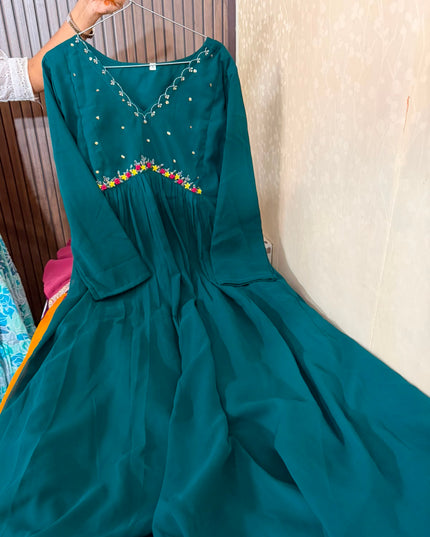Premium Maggam work frocks