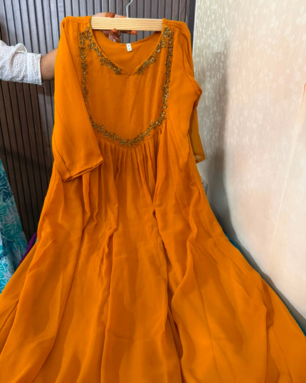 Premium Maggam work frocks