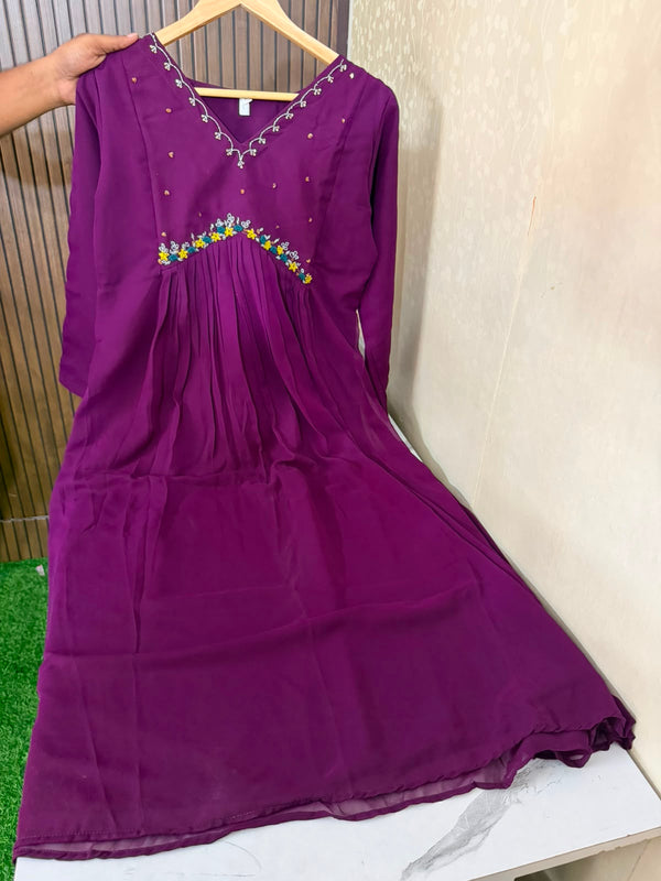 Premium Maggam Work Frocks