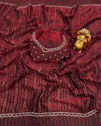 deep maroon