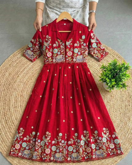 adult gown with coat