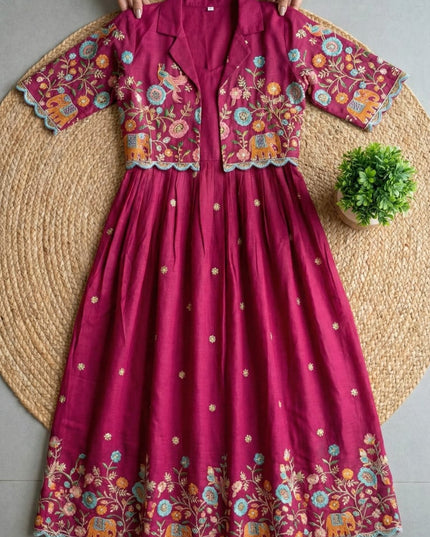 adult gown with coat