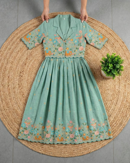 adult gown with coat