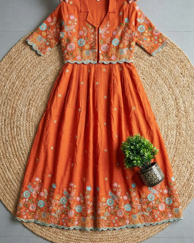 adult gown with coat