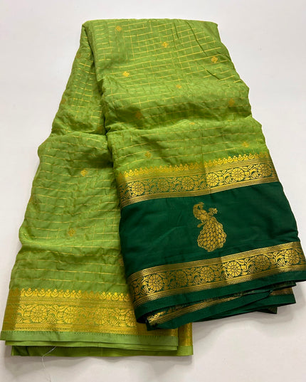 semi mysore silk