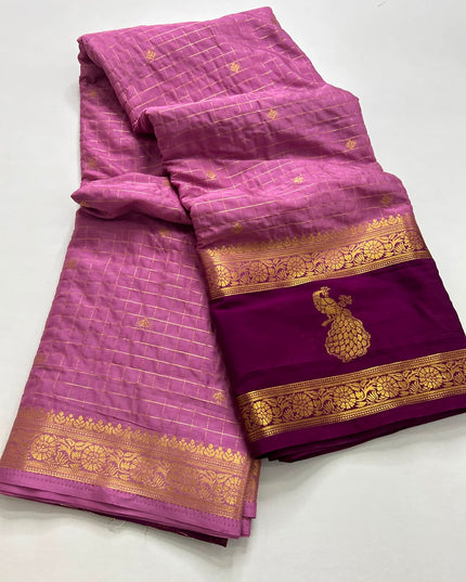 semi mysore silk