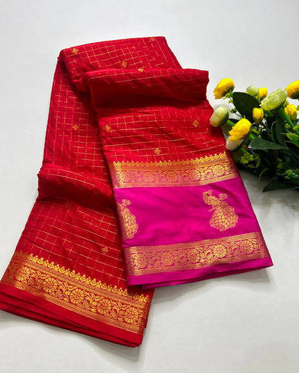 semi mysore silk