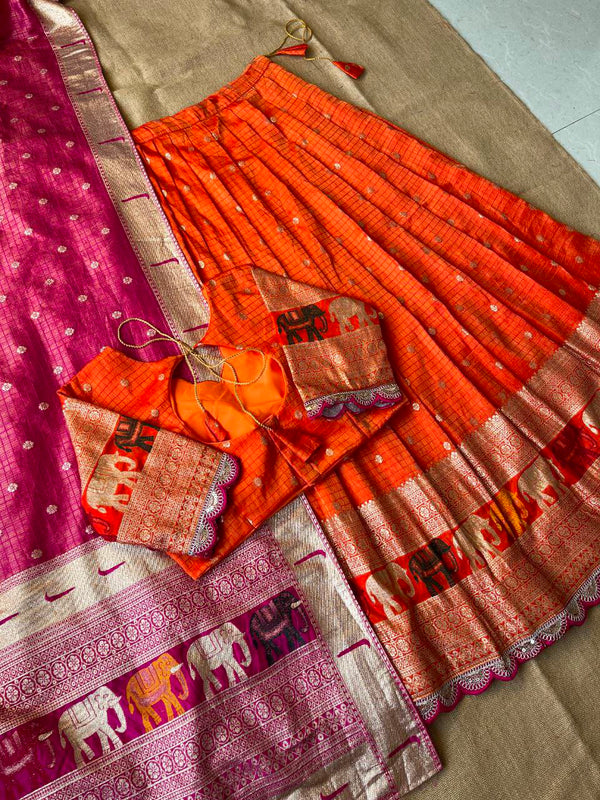 Vintage Chex Lehenga