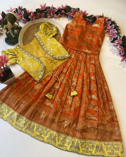 kids gown with coat