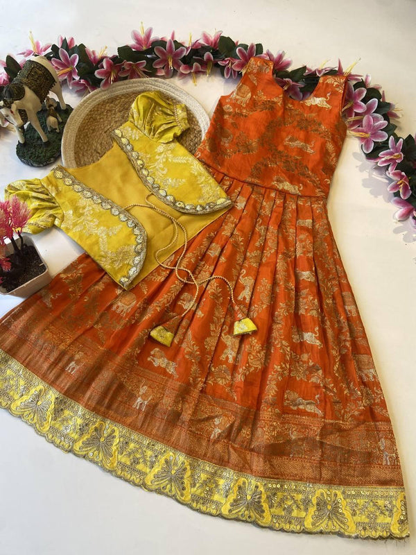 Kids Gown with Coat