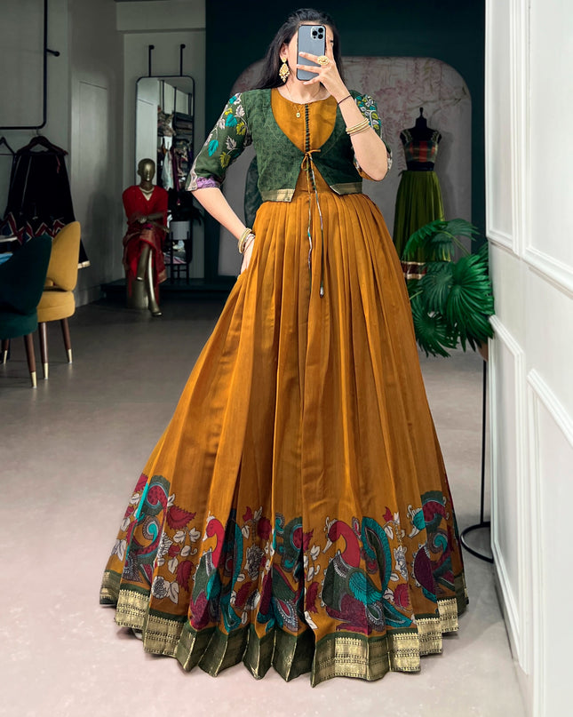 long gown with coat
