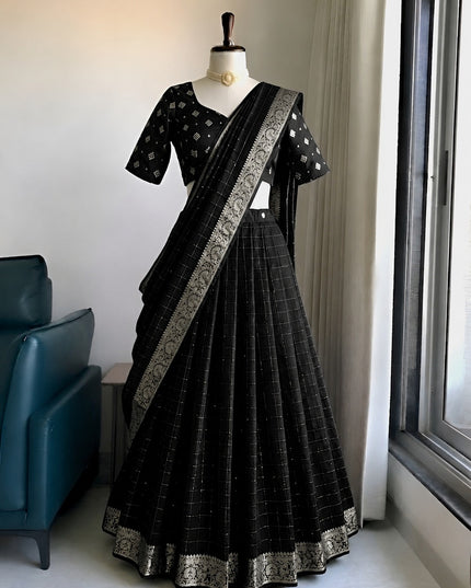 viscouse lehnga
