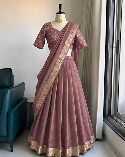 viscouse lehnga