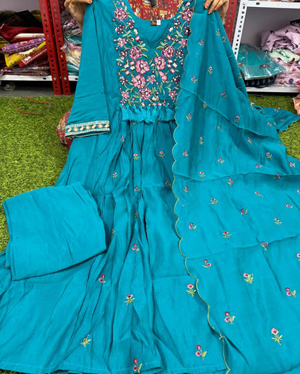 Mul chanderi 3 pieces sets