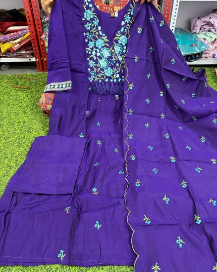 Mul chanderi 3 pieces sets