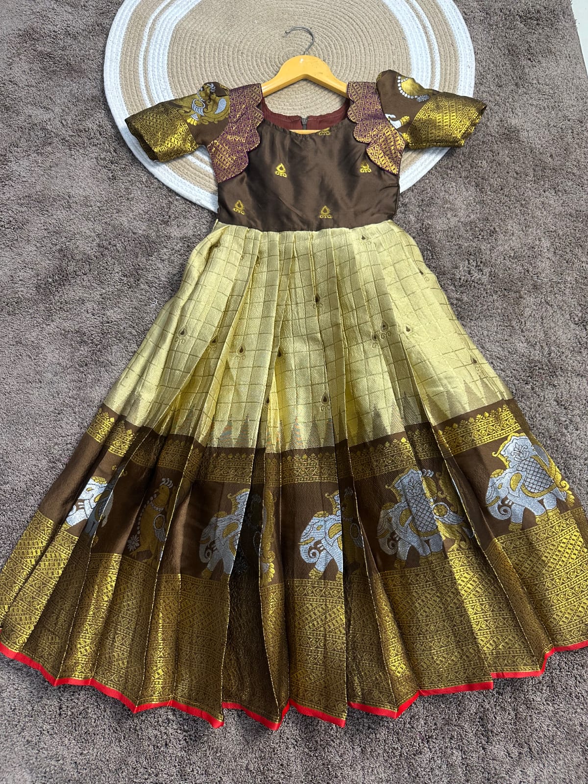 Meenakshi Silk Kids Gown