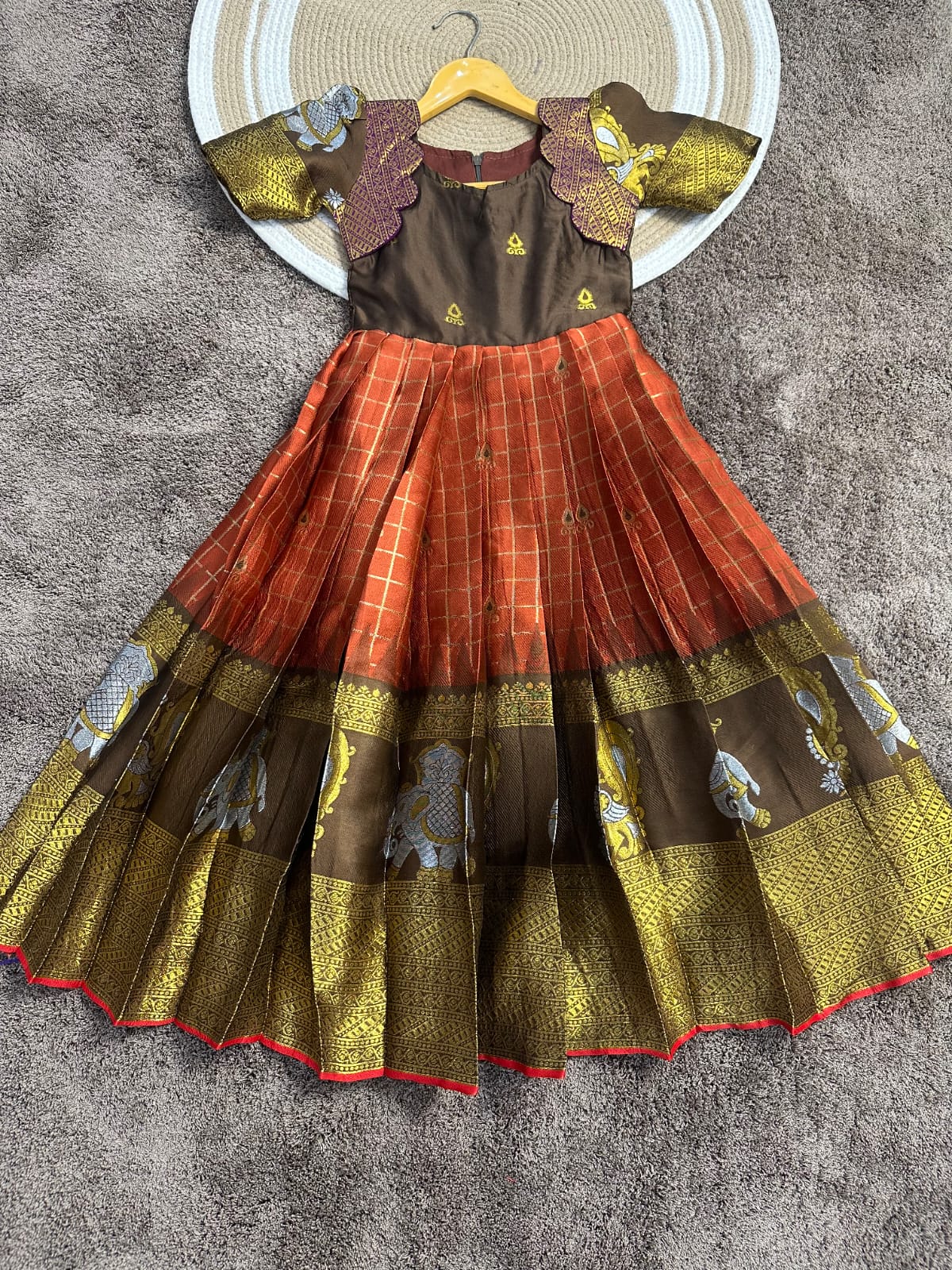 Meenakshi Silk Kids Gown