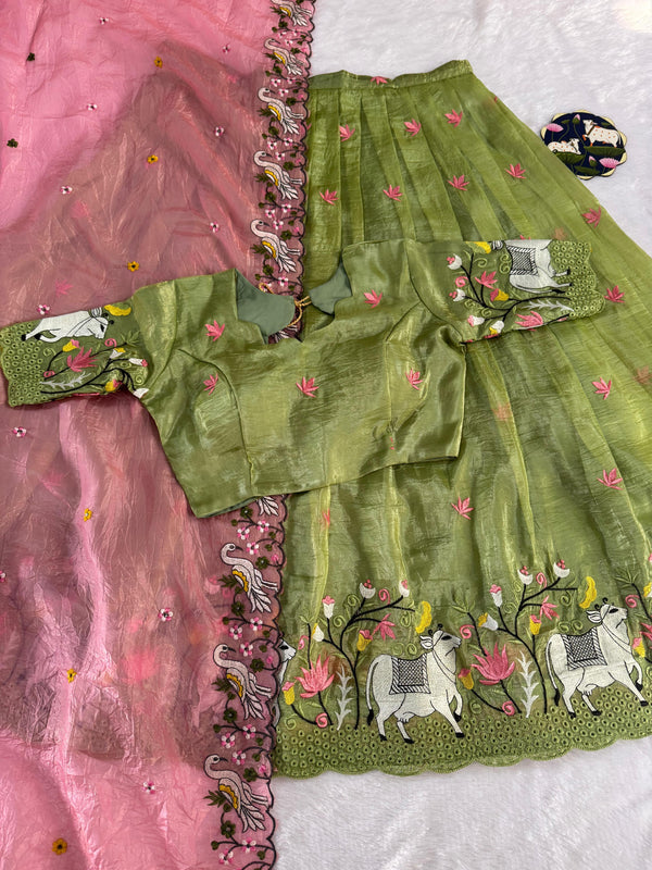 Cow 2 Adult Lehenga