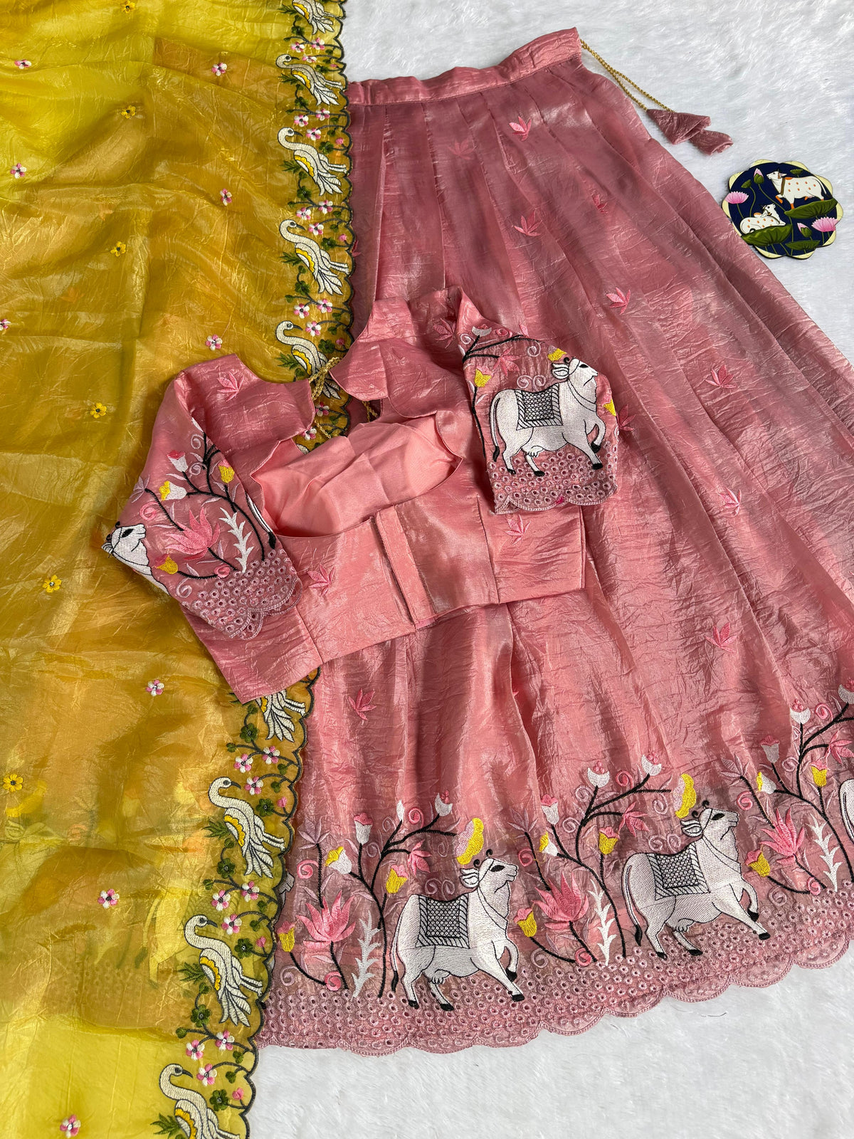 Cow 2 Adult Lehenga